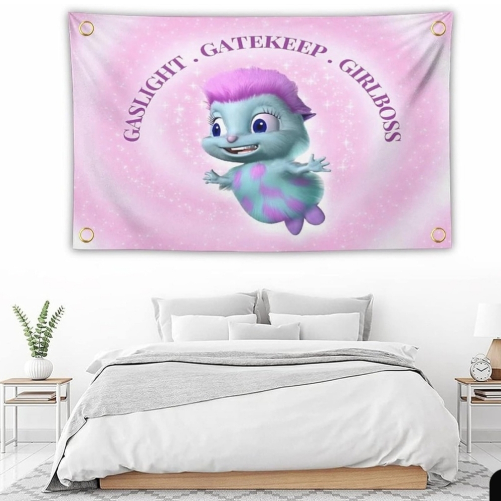 Bibble character wall tapestry